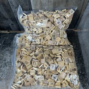 2000 Scrabble Tiles Replacement Parts Arts Crafts Lot